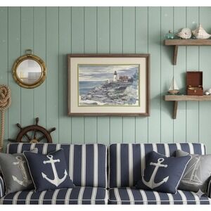 Vintage 17x13 Diana Tyler 1982 Framed Watercolor Painting